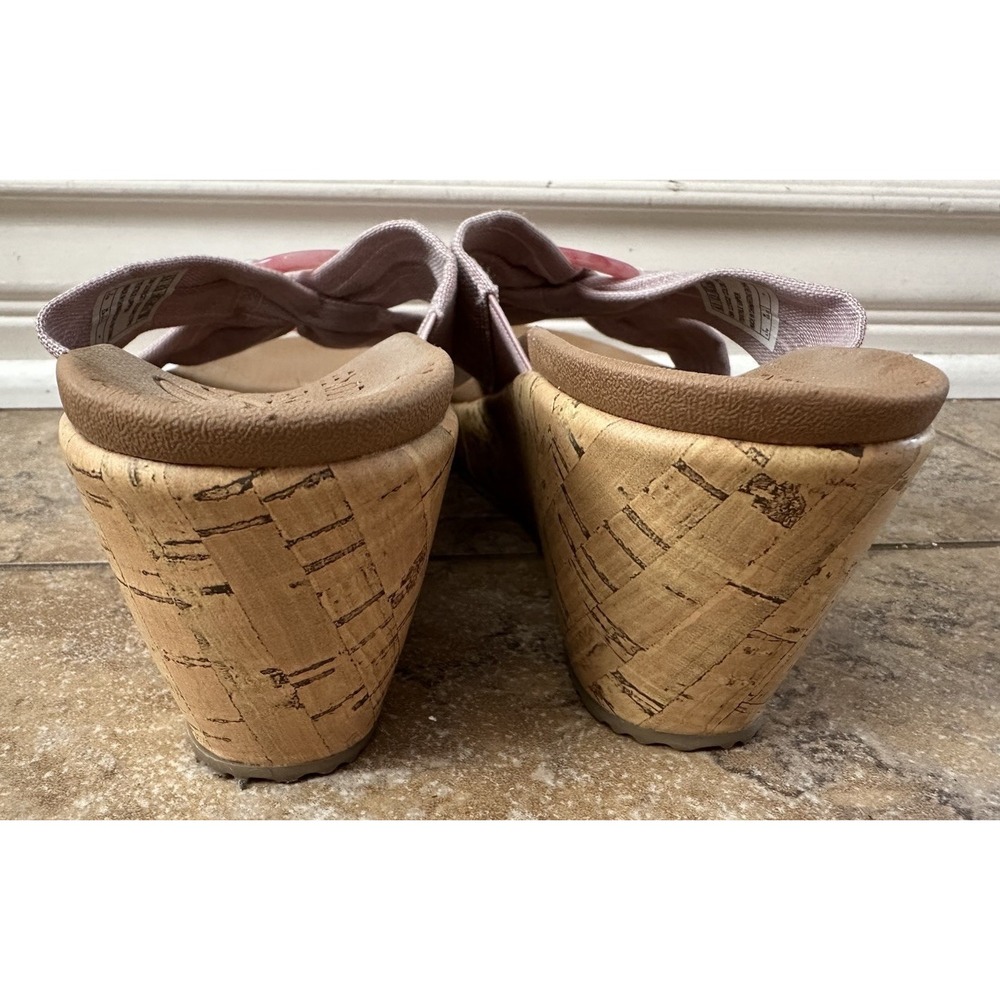SKECHERS CALI LUX FOAM WOMENS 119327 CORK SLIDE SANDALS SPRING SUMMER SHOES- 9.5 - Picture 7 of 8